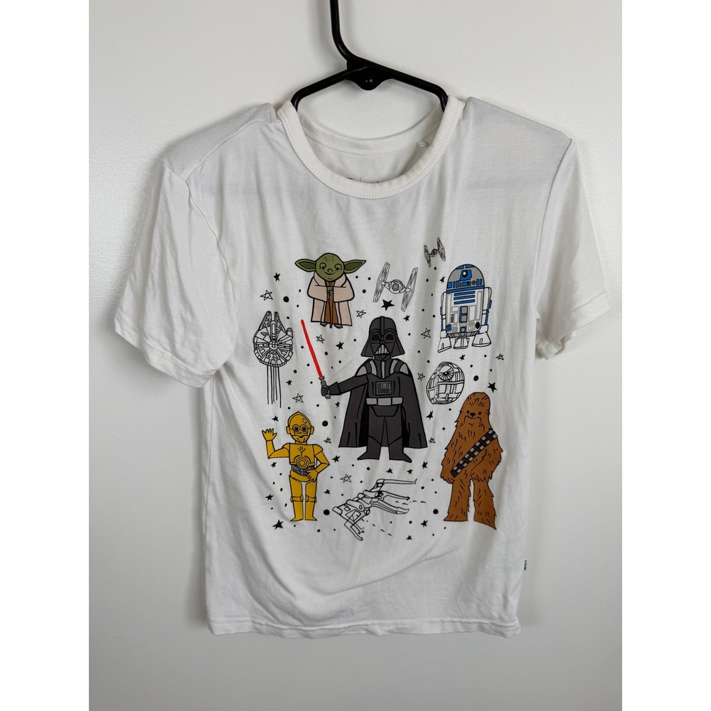 Little Sleepies Star Wars Bamboo T-Shirt White 3T